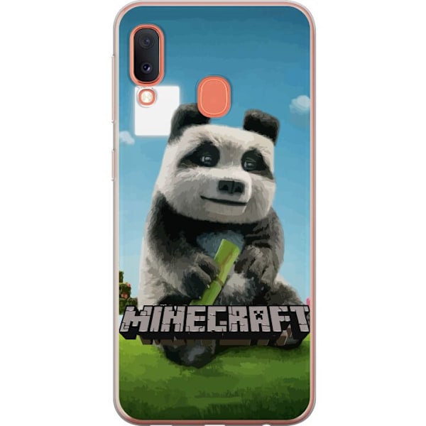 Samsung Galaxy A20e Läpinäkyvä kuori A Minecraft Movie
