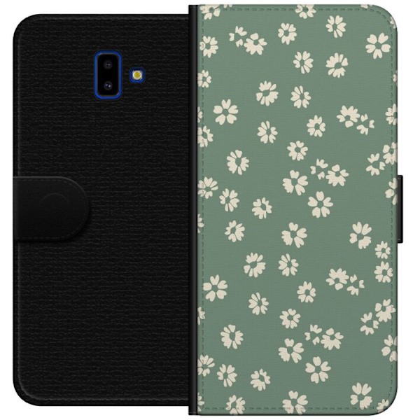 Samsung Galaxy J6+ Lommeboketui Blomsterdrøm - Fargerikt Blomstermønster