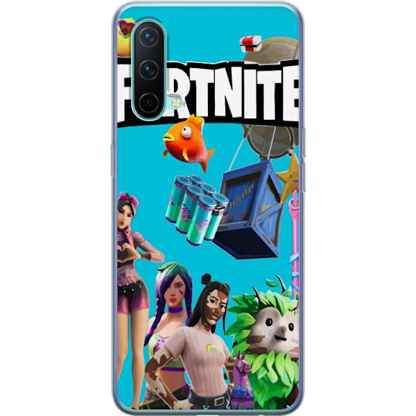 OnePlus Nord CE 5G Läpinäkyvä kuori Fortnite