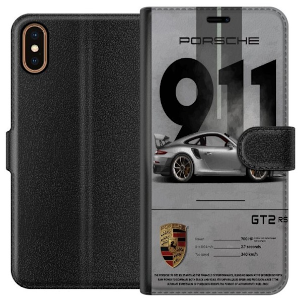 Apple iPhone XS Lommeboketui Porsche 911