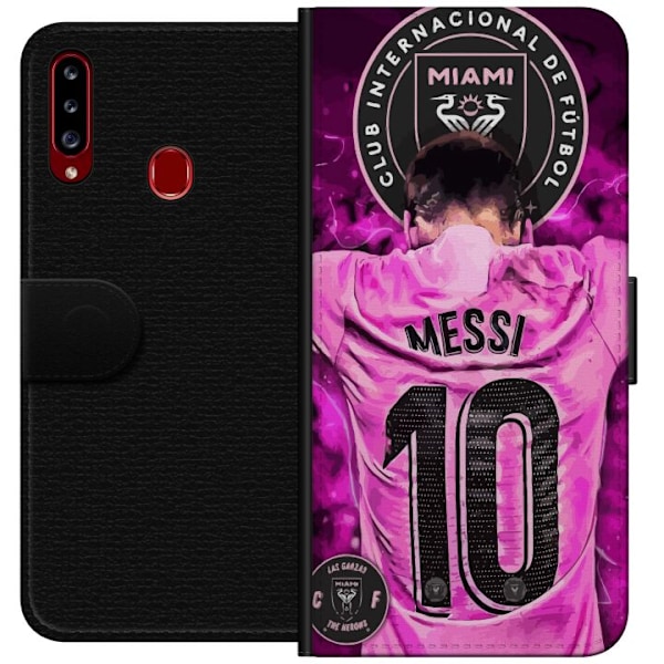 Samsung Galaxy A20s Tegnebogsetui Messi