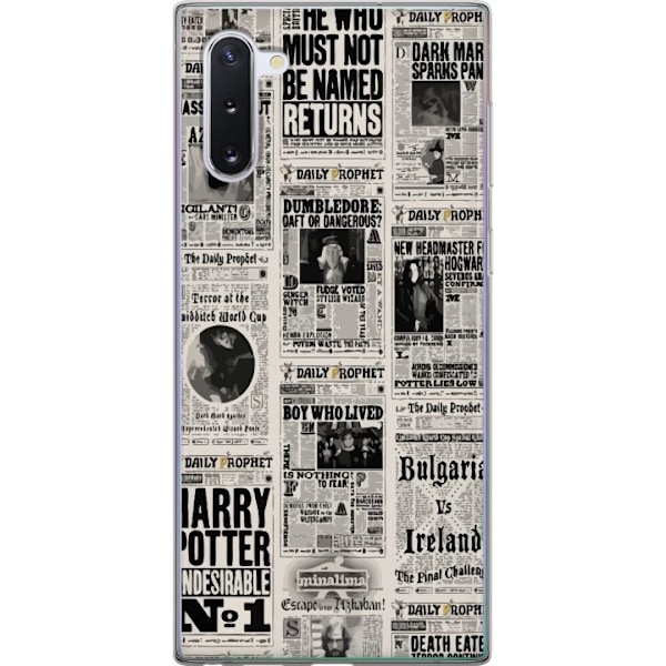 Samsung Galaxy Note10 Gennemsigtig cover Harry Potter Magasin