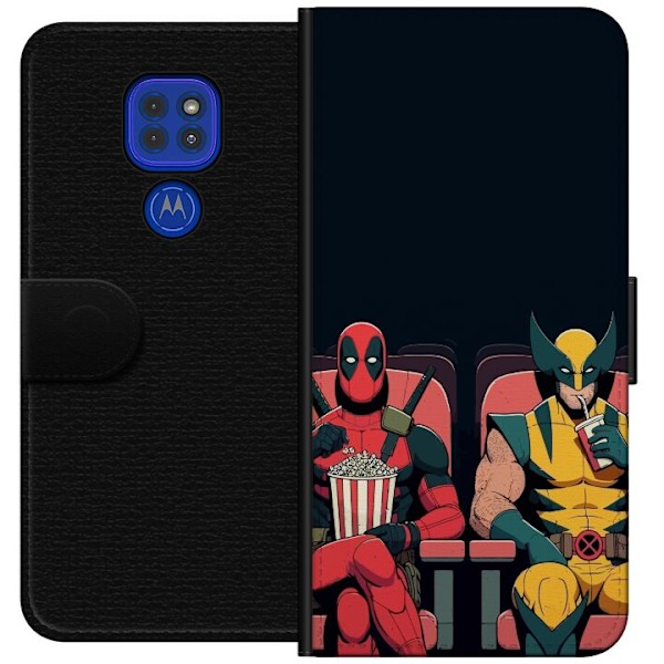 Motorola Moto G9 Play Lommeboketui Deadpool & Wolverine