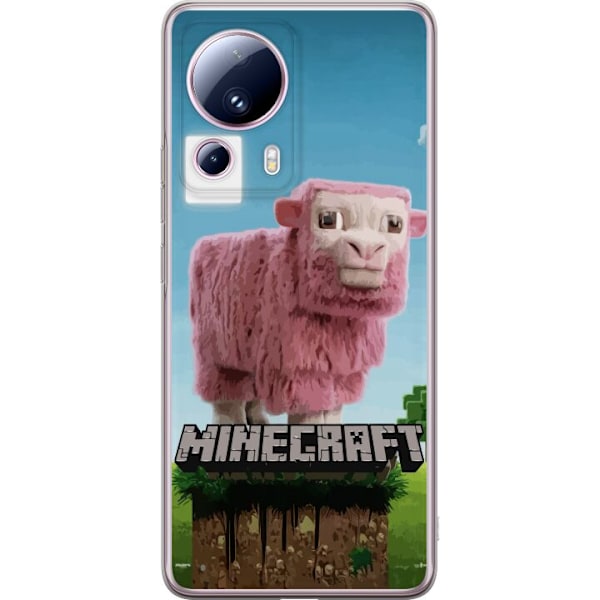 Xiaomi 13 Lite Läpinäkyvä kuori A Minecraft Movie