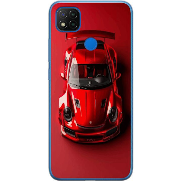 Xiaomi Redmi 9C Genomskinligt Skal Porsche