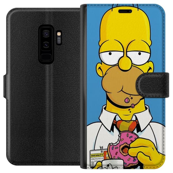 Kompatibel Tegnebogsetui til Samsung Galaxy S9+ Homer Simpson