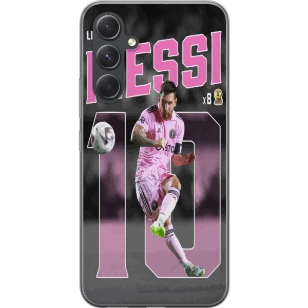 Samsung Galaxy S24+ Läpinäkyvä kuori Lionel Messi
