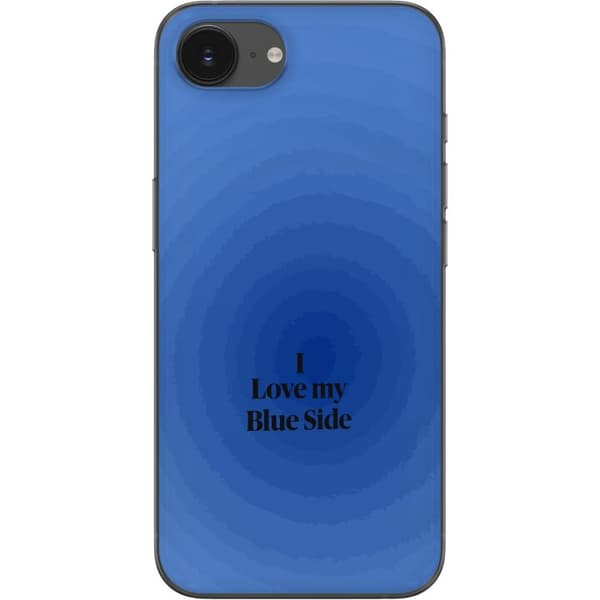 Kompatibelt Mobilskal till Apple iPhone 16e I Love My Blue Side blå