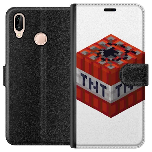 Huawei P20 lite Plånboksfodral Minecraft TNT