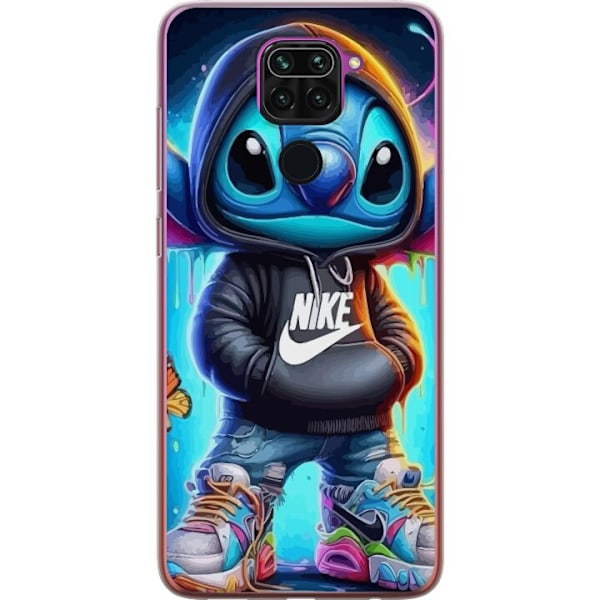 Xiaomi Redmi Note 9 Genomskinligt Skal Stitch