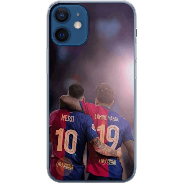 Apple iPhone 12  Läpinäkyvä kuori Lamine Yamal VS Messi