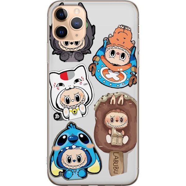 Apple iPhone 11 Pro Max Gennemsigtig cover Labubu figur samlin