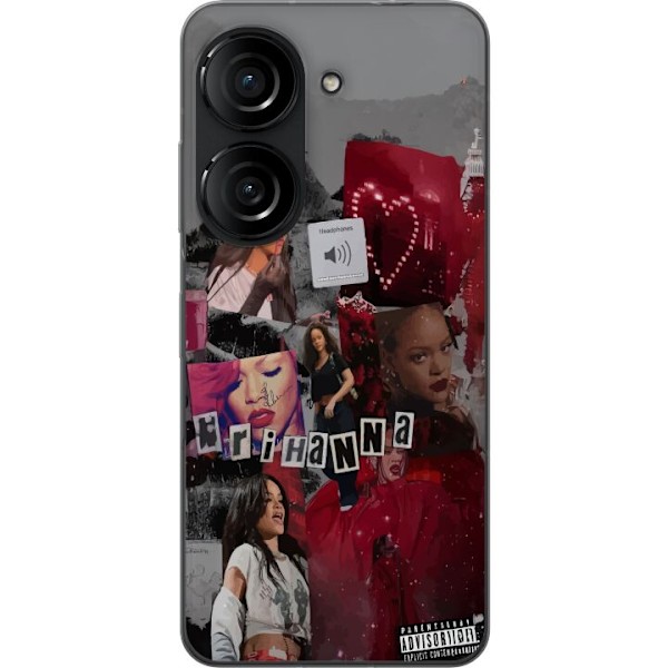 Asus Zenfone 10 Genomskinligt Skal Rihanna – Iconic Fashion