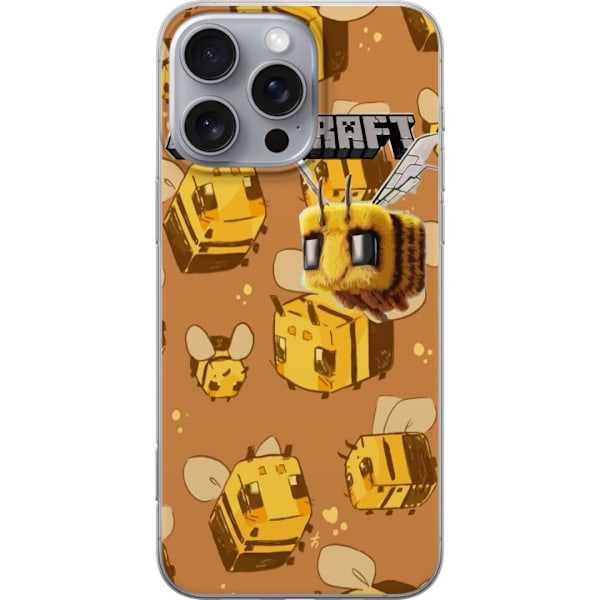 Apple iPhone 16 Pro Max Genomskinligt Skal Minecraft Bi