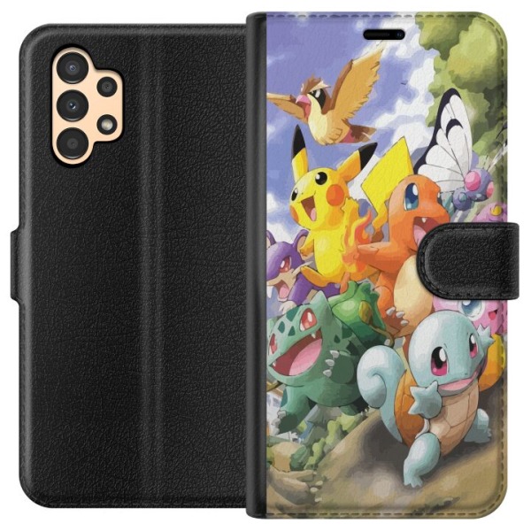 Samsung Galaxy A13 Plånboksfodral Pokemon