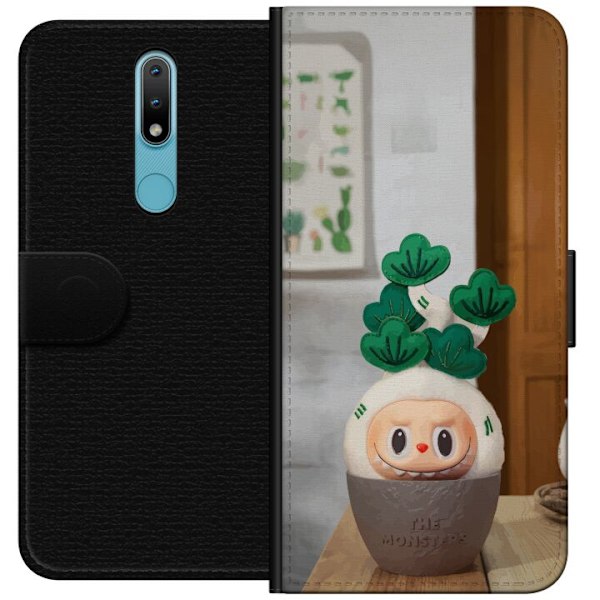 Nokia 2.4 Tegnebogsetui MONSTRENE Uduelige Planter