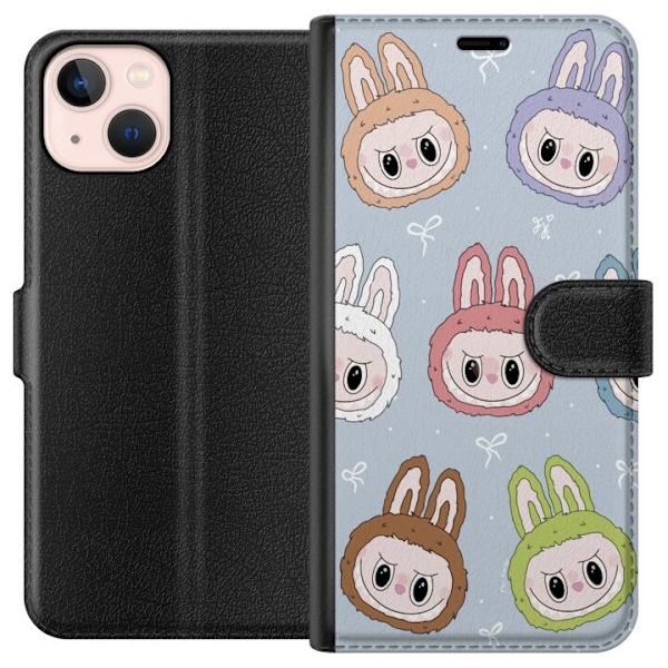 Apple iPhone 13 Plånboksfodral Labubu Star Pattern – Stjär