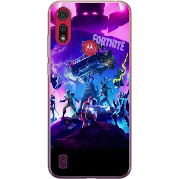 Motorola Moto E6s (2020) Gjennomsiktig deksel Fortnite