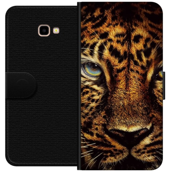 Samsung Galaxy J4+ Lommeboketui leopard