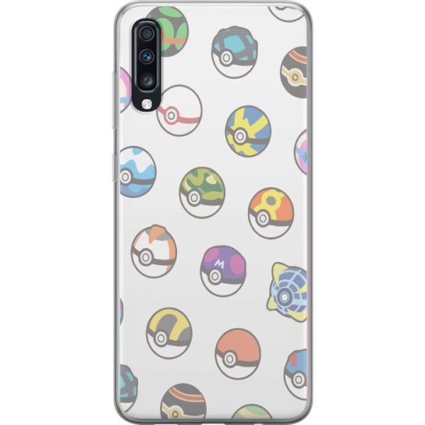 Samsung Galaxy A70 Gennemsigtig cover Pokemon