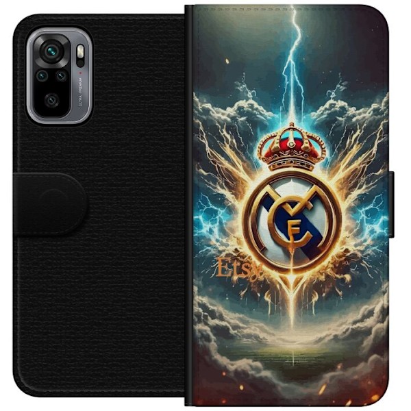 Xiaomi Redmi Note 10S Plånboksfodral Real Madrid