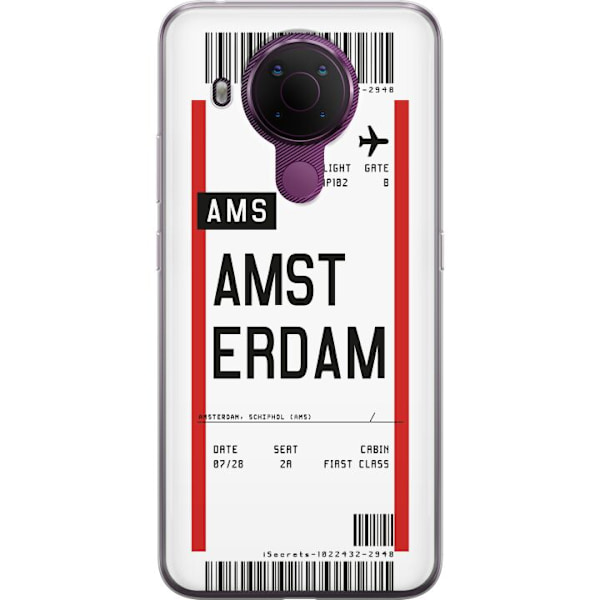 Nokia 5.4 Gjennomsiktig deksel Amsterdam