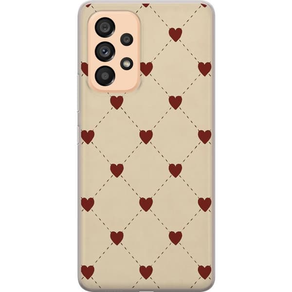 Kompatibel Mobilcover til Samsung Galaxy A53 5G Hjertegitter