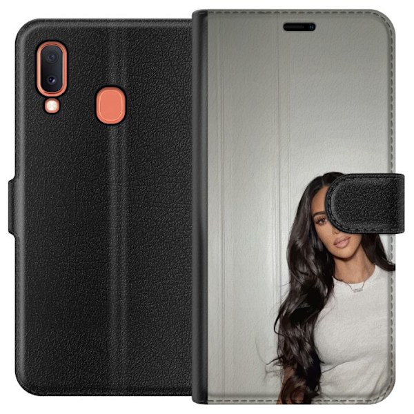 Samsung Galaxy A20e Lompakkokotelo Kim Kardashian – Iconic Style Collection