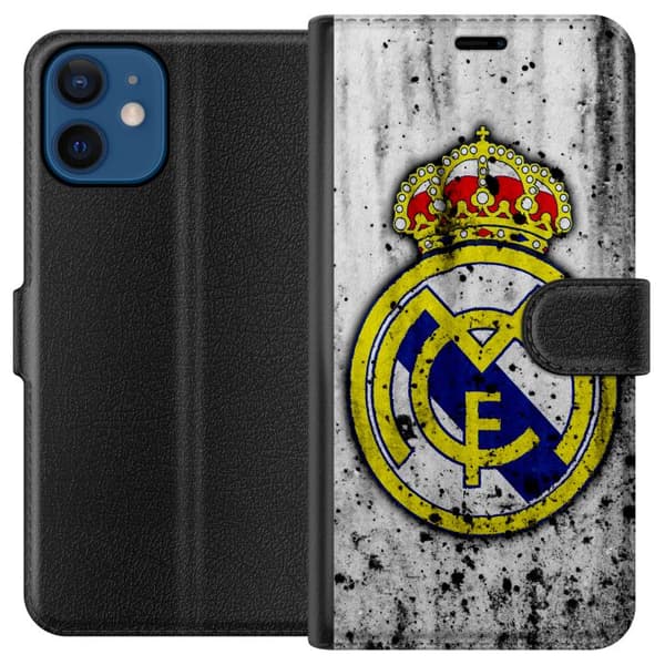 Kompatibelt Plånboksfodral till Apple iPhone 12 Real Madrid CF
