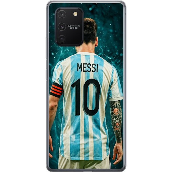 Samsung Galaxy S10 Lite Läpinäkyvä kuori Messi