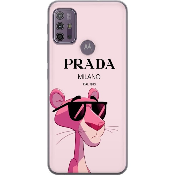 Motorola Moto G10 Gjennomsiktig deksel Prada Rosa Panteren