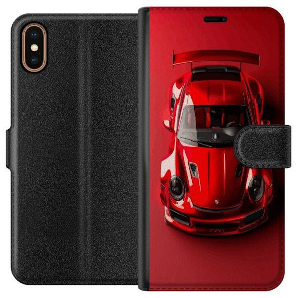 Apple iPhone X Tegnebogsetui Porsche