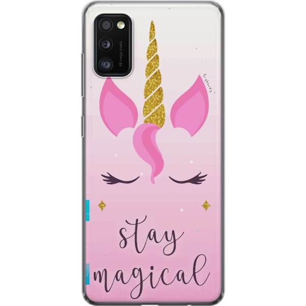 Samsung Galaxy A41 Gjennomsiktig deksel Unicornsikt