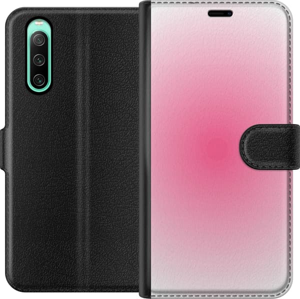 Kompatibelt Plånboksfodral till Sony Xperia 10 IV Rosa Moln