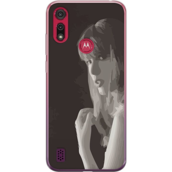 Motorola Moto E6s (2020) Genomskinligt Skal Taylor Swift - TTP