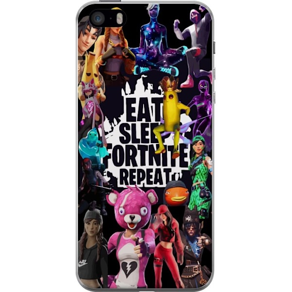 Apple iPhone SE (2016) Gennemsigtig cover Fortnite