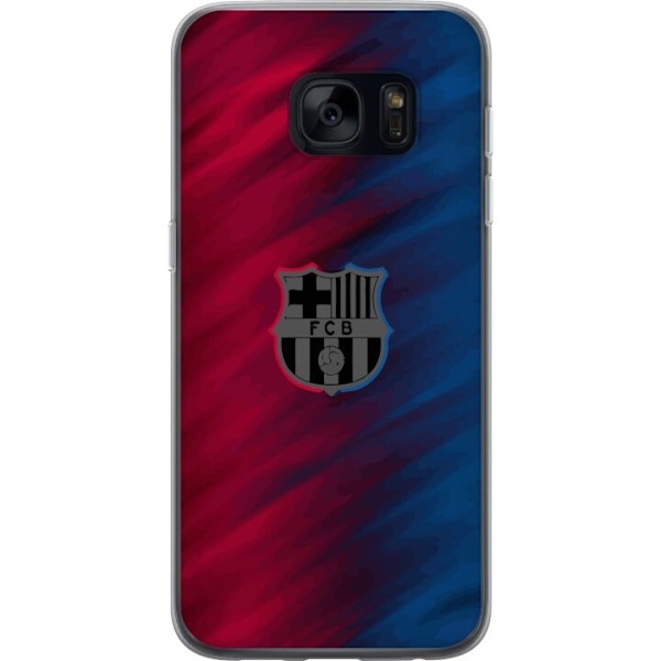 Samsung Galaxy S7 Läpinäkyvä kuori FC Barcelona