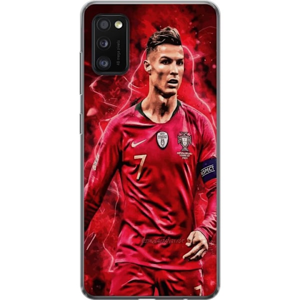 Samsung Galaxy A41 Gennemsigtig cover Ronaldo Færdigheder - C