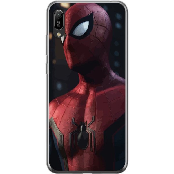 Huawei Y6 Pro (2019) Läpinäkyvä kuori Spiderman