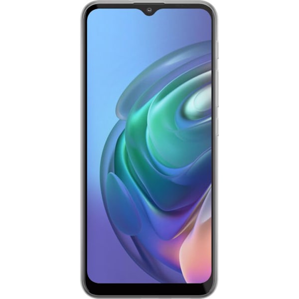 Motorola Moto G10 Gjennomsiktig deksel Rosa Hjärna Design