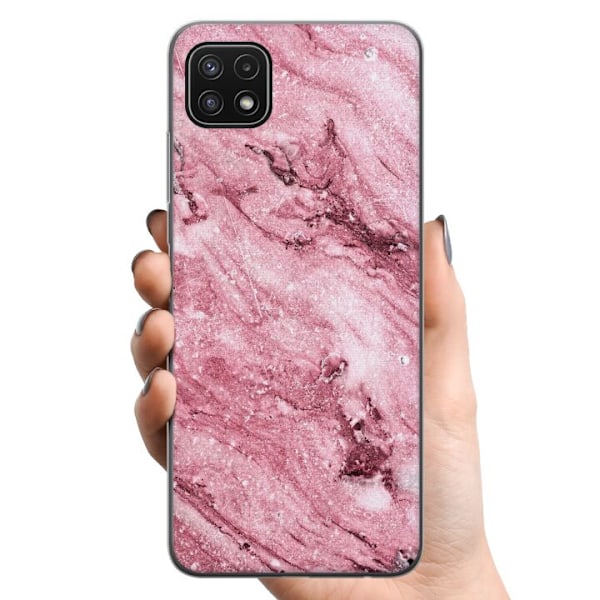 Samsung Galaxy A22 5G TPU Matkapuhelimen kuori Glitteri Marmori