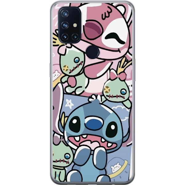 OnePlus Nord N10 5G Genomskinligt Skal Stitch