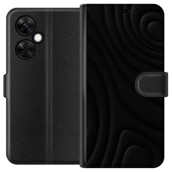 OnePlus Nord CE3 Lompakkokotelo Tummat Aallot