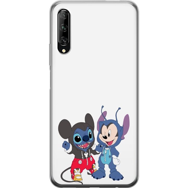 Huawei P smart Pro 2019 Läpinäkyvä kuori Stitch Mikki Hiiri