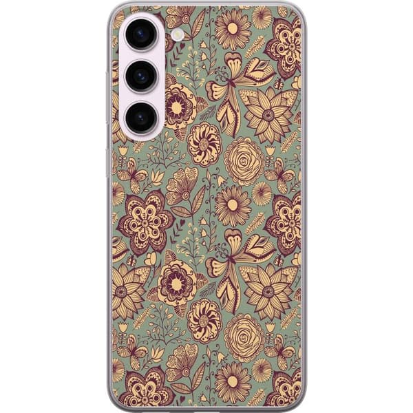Kompatibelt Mobildeksel til Samsung Galaxy S23+ Vintage Blomster