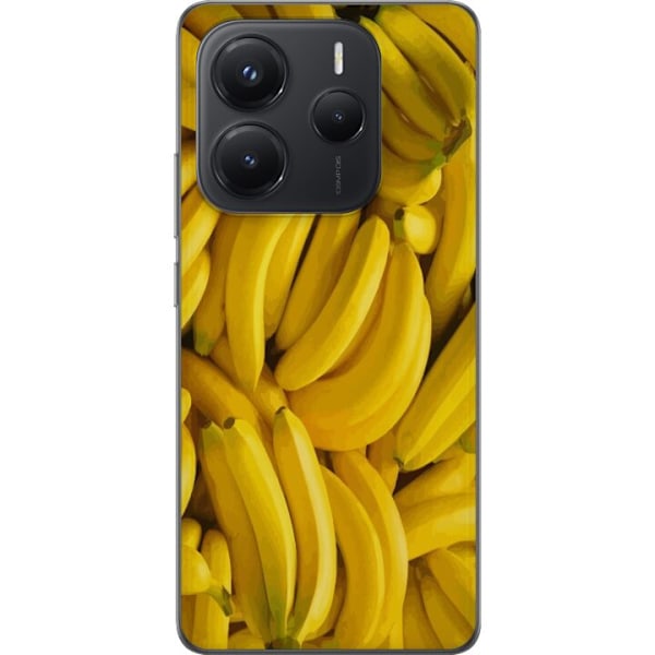 Xiaomi Redmi Note 14 Läpinäkyvä kuori Banaani kuvio