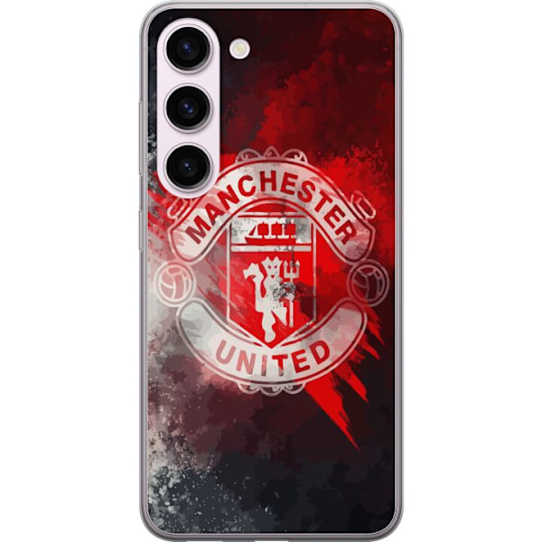 Samsung Galaxy S23 Läpinäkyvä kuori Manchester United