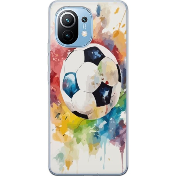 Xiaomi Mi 11 Genomskinligt Skal Fotboll