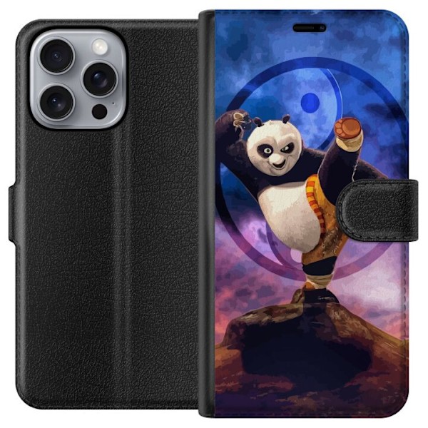 Apple iPhone 16 Pro Max Lompakkokotelo Kung Fu Panda