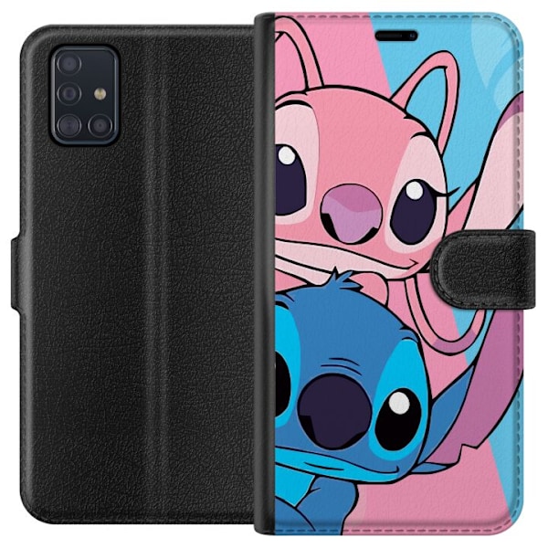 Samsung Galaxy A51 Plånboksfodral Stitch & Angel